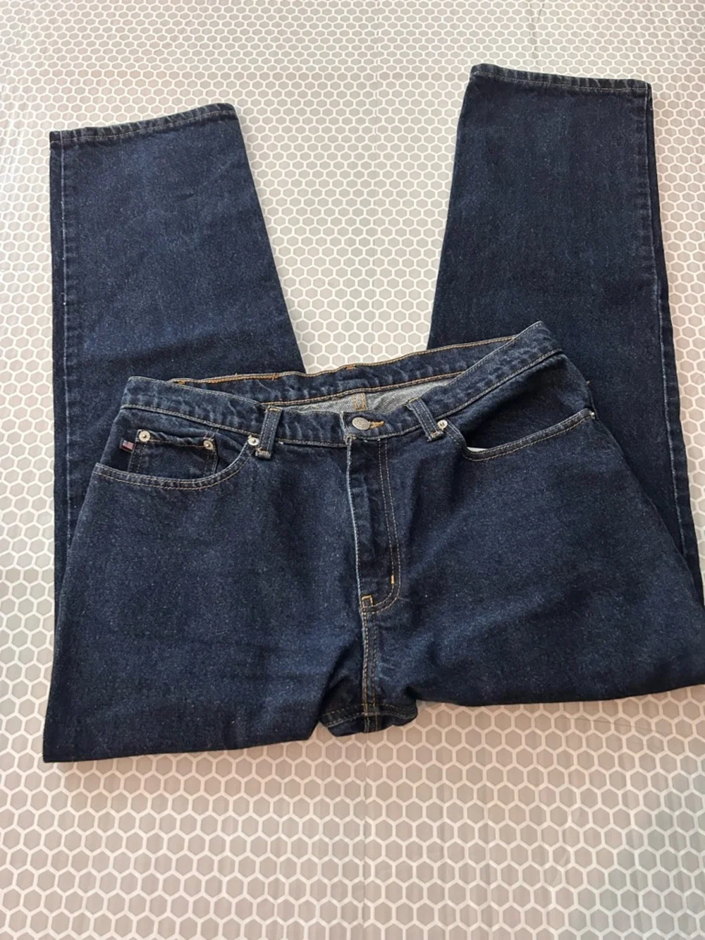 Ralph Lauren Dark Indigo Straight Jeans. Cotton